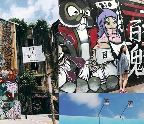 【台北西門站】【西門町美國街】台灣私房打卡景點，要拍穿搭照就要來這！