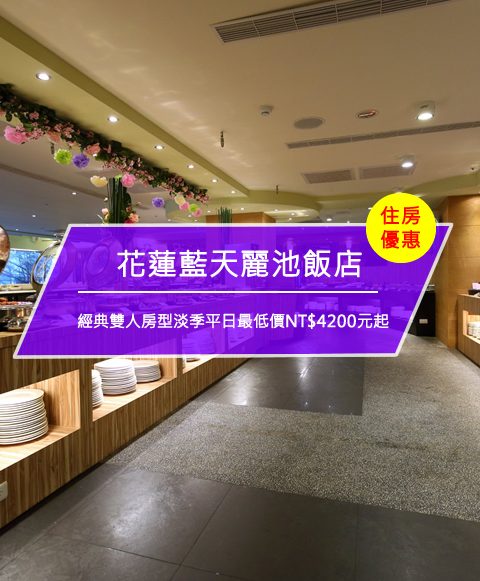 【台灣花蓮-住宿優惠】花蓮藍天麗池飯店，航海夢之鯨豚奇遇
